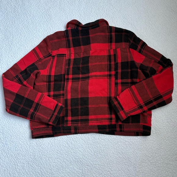 Mossimo Plaid Cropped Jacket - Picture 3 of 5